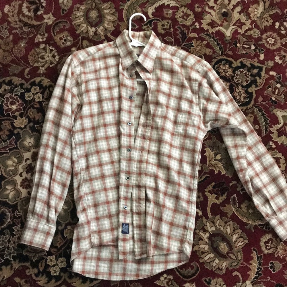 Small Burberry Plaid Long Sleeve Shirt